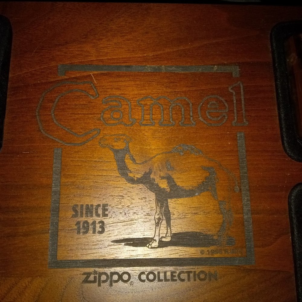 Camel collector Zippo lighters